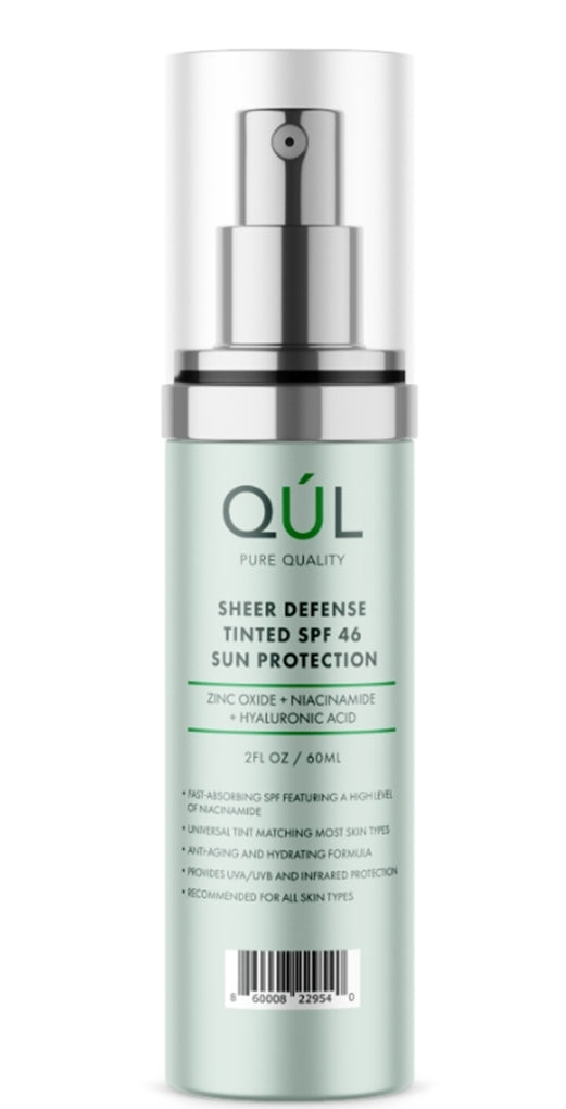 QÚL Sheer Defense Tinted SPF 46 Sun Protection